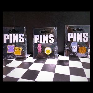 3 Sets - “We go together like...” ☺️ CUTE BFF Pins